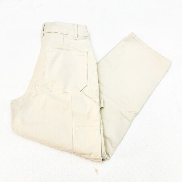 Wilfred Free Cream Carpenter Pants Denim Jeans Straight Leg Size 2 - Picture 10 of 10